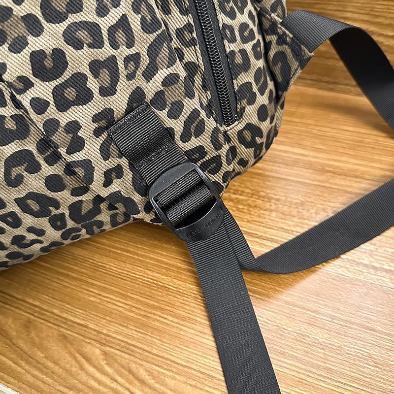 Студенческая школьная сумка, женский рюкзак с леопардовым принтом, легкий компьютерный дорожный рюкзак