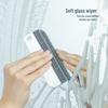 Household Glass Scraper: Window & Mirror Cleaner with Soft Rubber Edge