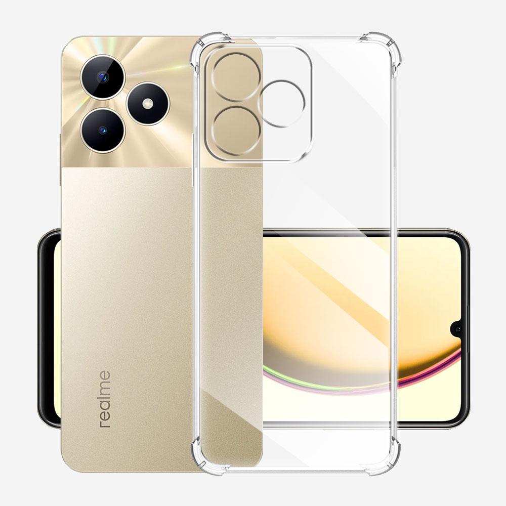 Для Realme C51S C51 Чехол Силиконовый Мягкий Прозрачный Ударопрочный Защитный Задняя Крышка Для Realme C53 Прозрачный Чехол Для Телефона на Realme C55 Fundas