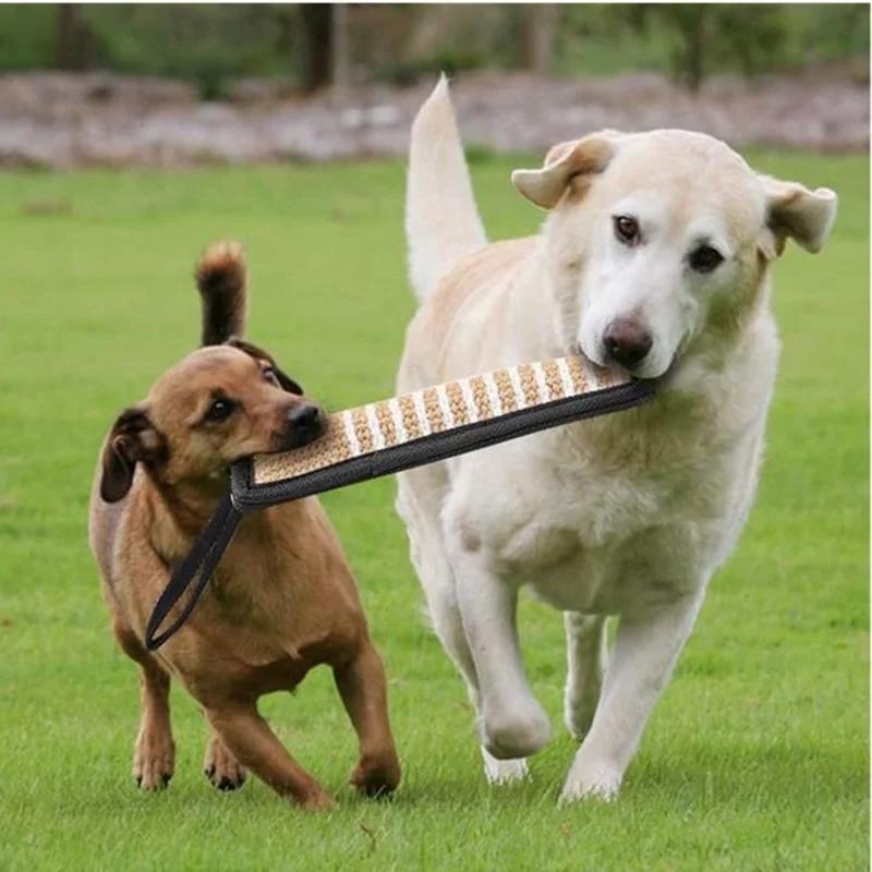 Прочный чехол-подушка для дрессировки собак с 2 веревочными ручками для дрессировки средних и крупных собак, товары для животных