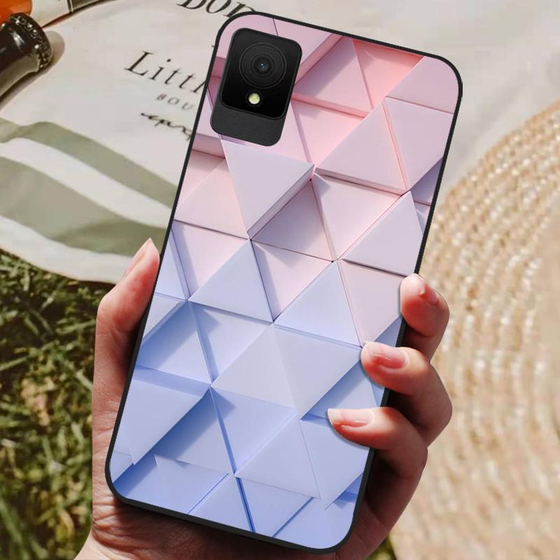 For TCL 502 Case Shockproof Soft Silicone TPU Bumper for TCL 502 Global Cover Cat Luxury TCL502 Cute Cartoon Shell