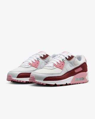 HM9451-600 Air Max 90 SE Темно-красный Командный Платиновый Оттенок Чистый Платиновый (Женский