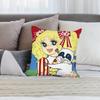 C-Candy Candy Anime Pillow Case Short Plush Sofa Decorative Gift Home Double-sided Printing Cushion