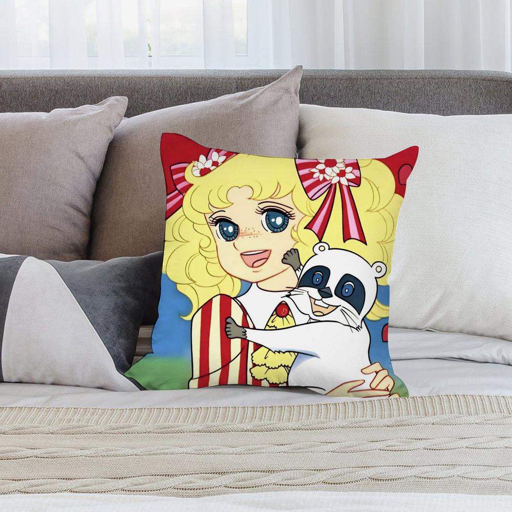 C-Candy Candy Anime Pillow Case Short Plush Sofa Decorative Gift Home Double-sided Printing Cushion