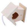 Деревянный птичий домик-гнездо Принадлежности для птиц Деревянный скворечник Открытый скворечник