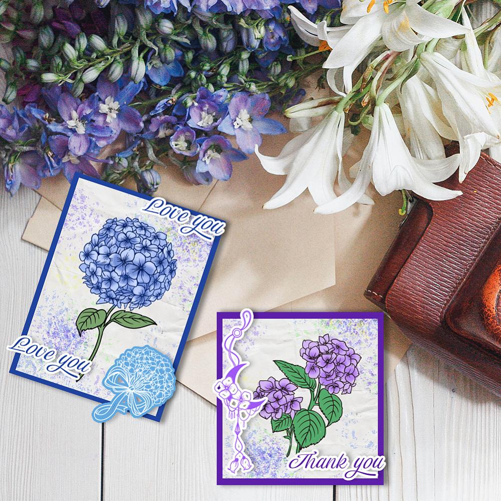 Custom PVC Plastic Clear Stamps for DIY Scrapbooking Photo Album Decorative Cards Making Flower 160x110x3mm