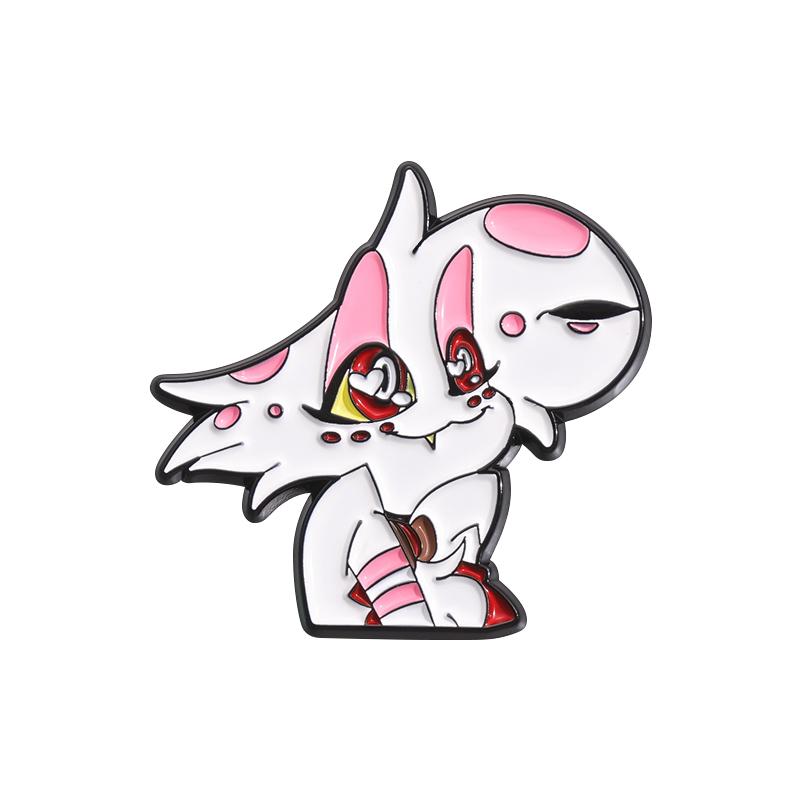 Area Devil Enamel Pins Custom Punk Gothic Brooches Lapel Badges Cartoon Animation Jewelry Gift for Kids Friends