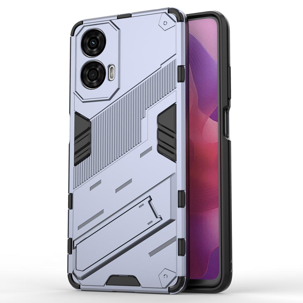 Для Motorola Moto G24 4G Чехол PC+TPU Противоударный Чехол для Телефона с Подставкой