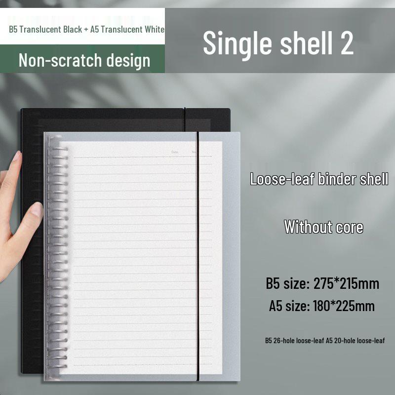 Сменные листы для тетради формата B5 на 26 отверстий и съемные листы формата A5, в клетку по горизонтали с 20 отверстиями, для подготовки к экзаменам.