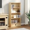 Vidaxl Szafka Na Płyty Cd Corona, 52X17,5X103 Cm, Lite Drewno Sosnowe