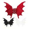 1/2Pcs Gothic Style Bat Hair Claw Spooky Goth Bats Wings Hairpin Women Halloween Metal Hair Accessories