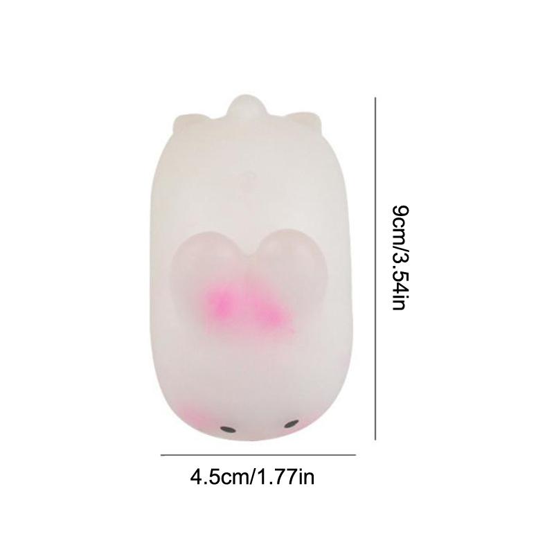 Антистресс Игрушка Меняющая цвет Милый Кролик Сердечко Сжималка Непоседа Игрушки Мялка Антистресс Смешная Снятие стресса Для ребенка Взрослого Подарок