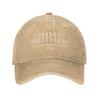 Lehman Brothers Risk Management Department 2008 Baseball Cap Retro Distressed Washed  Snapback Cap Unisex Outdoor Fit Hats Cap