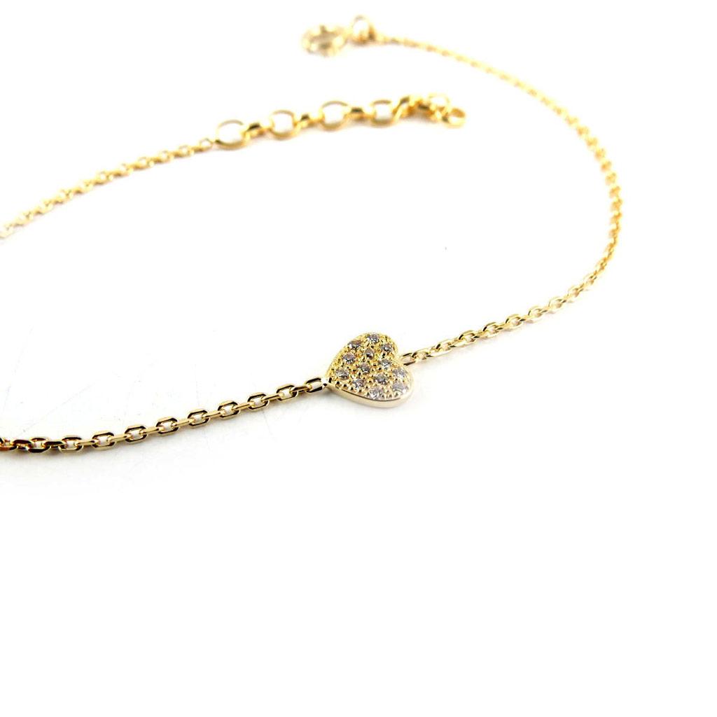 Altesse [L0094] - Gold Plated Bracelet 'Love'