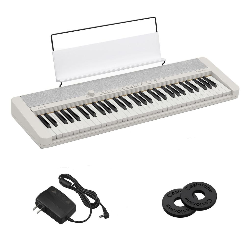 Электронное пианино Casio Casiotone WE - фаворит, предлагающий звучание и легкую портативность (КАСИО) CT-S1 (белый) 61-клавишная клавиатура, Харами-тян,