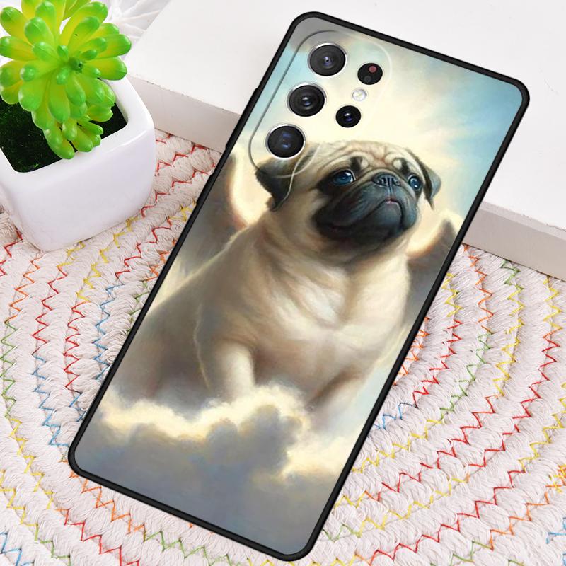 Чехол для телефона 'Ангел Мопс' для Samsung Galaxy note 10 pro S26 Ultra S23 S24 FE S25 S21 S22 PLUS противоударный Cove