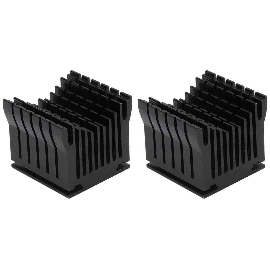 2 шт. Алюминиевый радиатор-кулер для материнской платы 3D-принтера, чипсета южного и северного моста, одинарное охлаждение, синий