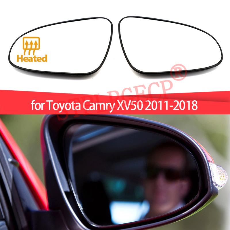 Для Toyota Camry XV50 2011-2018 Левая или Правая Дверь Боковое Крыло Прозрачное Зеркальное Стекло С Подогревом Зеркало Заднего Вида Замена