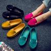 Women's Ballet Flats Shoes Fashion Cute Slip On Low Heel Ladies Boat Shoes Plus Size