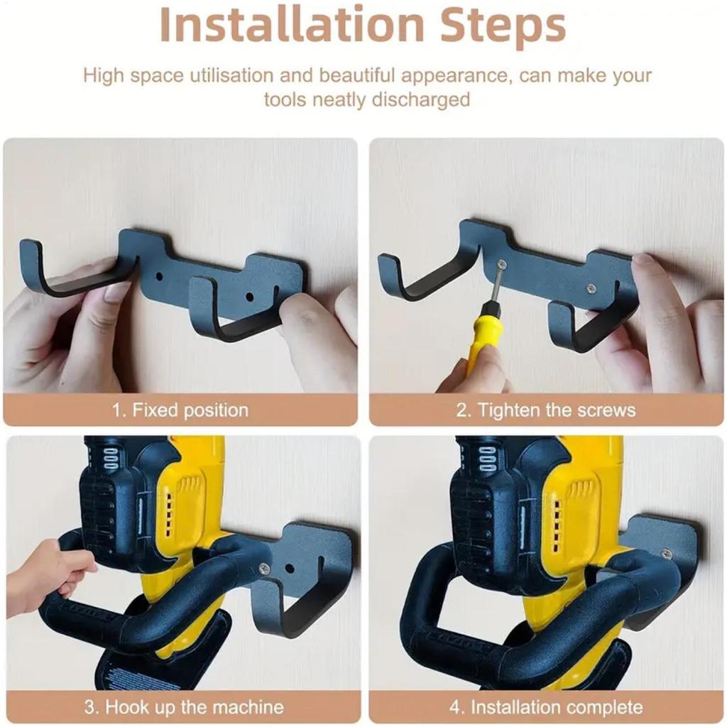 Garage Storage Hooks Chainsaw Holder For Yard Heavy Duty Hooks For Laundry Kitchen Basement Garden Pantry Shop Storage Closet