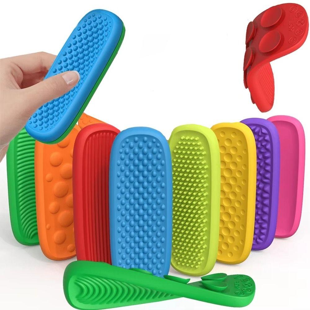 Сенсорные фиджет-игрушки на присосках Фиджет-игрушка Текстурированные камни для беспокойства Аутизм СДВГ