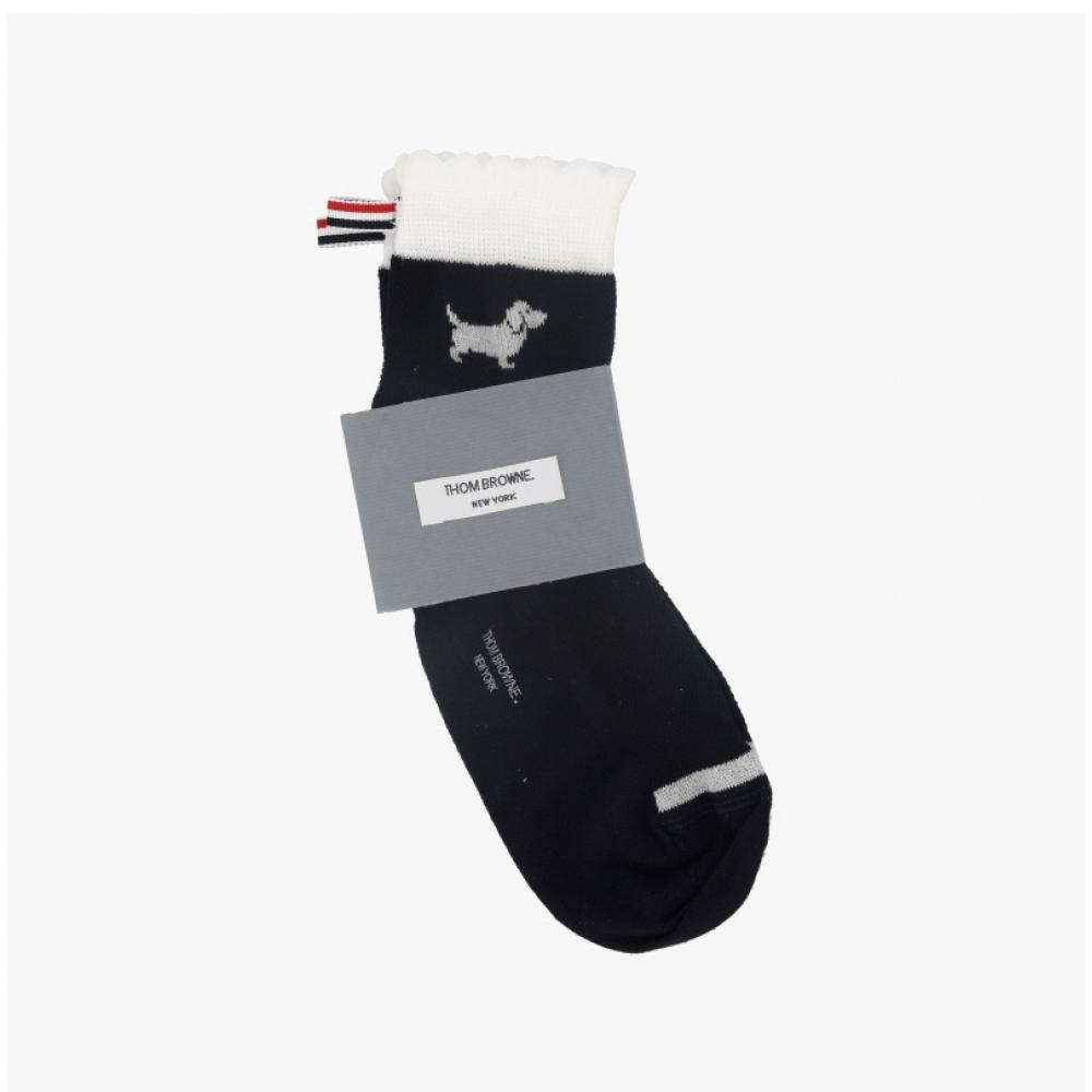 Носки Thom Browne Hector с полосками интарсией и петлей Fas240a Y3011