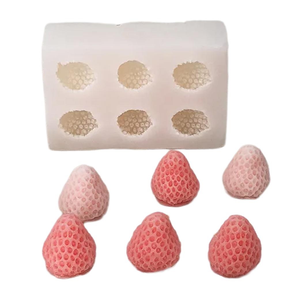 Силиконовые формы для клубники, 3D силиконовые формы, формы для рукоделия, силиконовые формы для мыла в форме клубники, силикон для