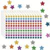 1Set/10 Sheets, Colorful Green Onion Pentagram Sticker for Daily Planning and School Classroom, Flash Star Sticker for Box