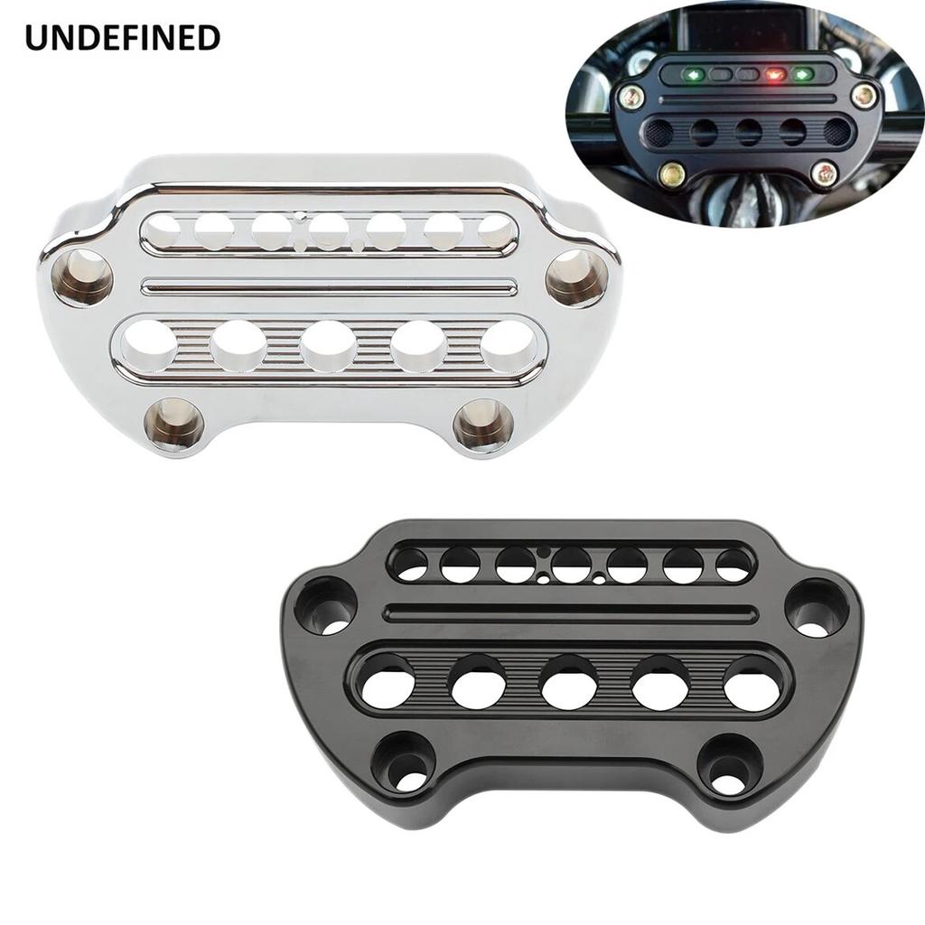 Боковое крепление кронштейна для спидометра мотоцикла, крышка для перемещения, корпус с верхними зажимами на руле для Harley Sportster 883 XL 2004-