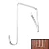 5Pcs 100x48mm Adjustable Over The Door Hook Iron Door Hook Simple Door Hanger  Towels