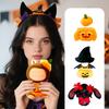 Halloween Doll Clothes Set Plush Baby Clothes, Pumpkin Hat (Doll Clothes , Dolls Not Included)