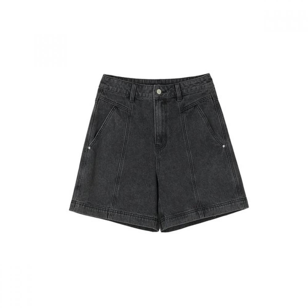 Lap Denim Shorts Cut Line As2dp560