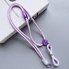 Nylon Braided Double Rope Buckle Couple Phone Keychain Mountaineering Water Cup Lanyard