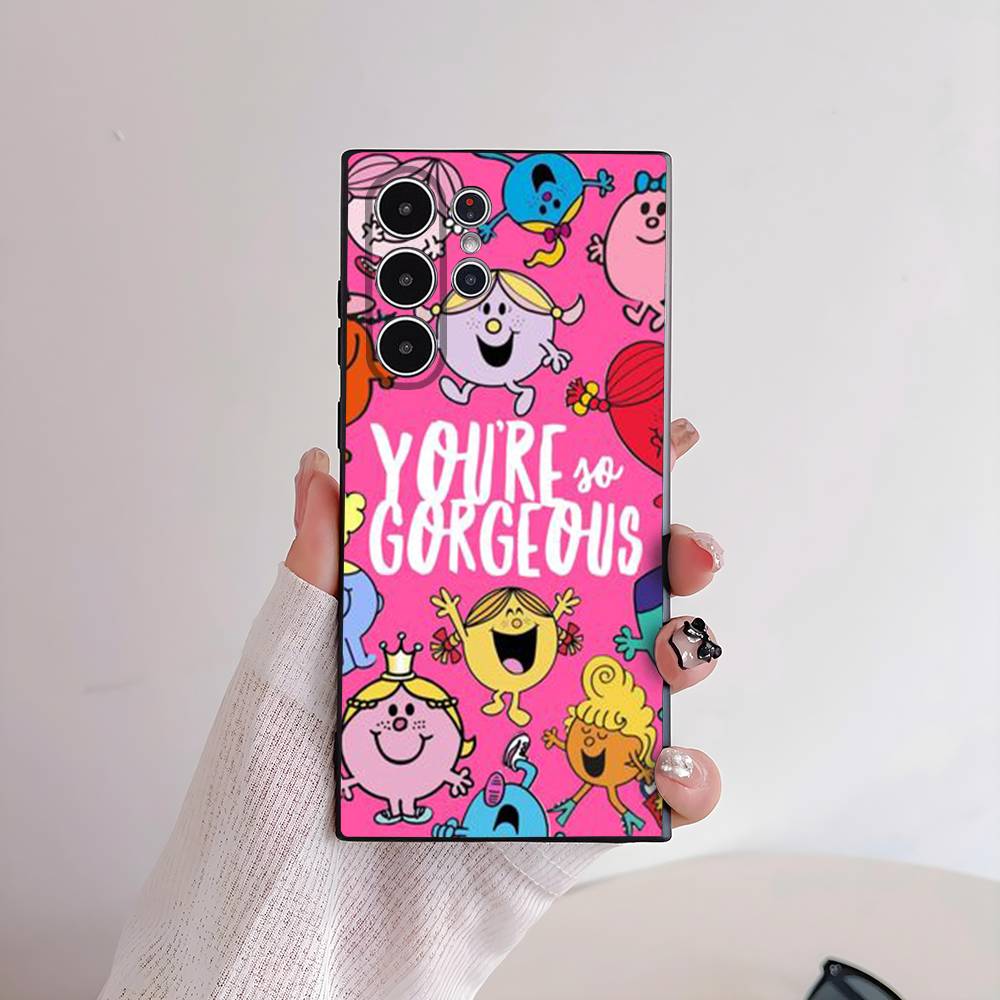 Чехол для телефона Mr Men And Little Miss в подарок для Samsung серии S s21 s22 s23 s24 s25 FE Plus Ultra, мягкий ТПУ, приятный для кожи
