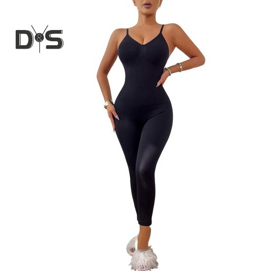 Корректирующее белье Комбинезоны для женщин Без рукавов Боди с утягивающим эффектом и высокой талией Компрессионный комбинезон для всего тела