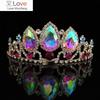 Новые красочные хрустальные короны для свадьбы, невесты, женские аксессуары для волос для девочек на день рождения, модный головной убор, тиара, зажим для невесты