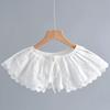 Double Layers Fake Collar Shawl Women Sweet Shirt Detachable Collar Shoulder Wraps Girls Summer False Collar Decorative