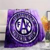 Austria Vienna FC Emblem,pattern Flannel Blanket, High quality Comfortable for All Seasons, Home Decor, Warmth and Comfort, Perfect for Gifts.