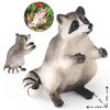 Модель-симулятор диких животных: Набор елочных игрушек: Енот, Ангорская коза, Белка