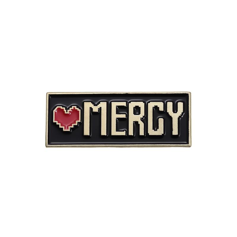 Mercy Badge Undertale Game Enamel Pin Creativity Cartoon Decorative Brooches Collar Lapel Badge Fashion Jewelry Accessories Gift