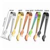 Colorful Sugar Tong Stainless Steel BBQ Clip Food Serving Tool Ice Cube Tong  Hotel