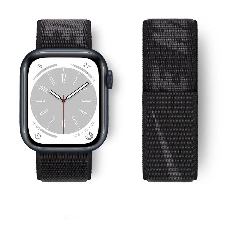 Nylon loop Strap For Watch Band Ultra-2 49mm 44mm 40mm 45mm 41mm Sport pride Bracelet iwatch bands Series 9 8 se 7 6 5 4 3