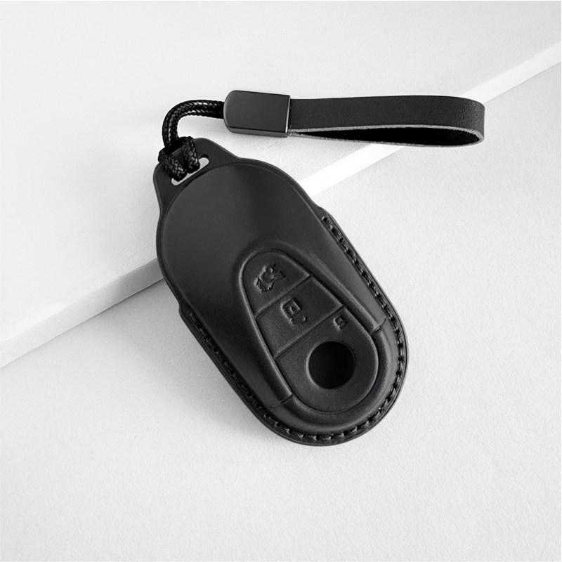 Mercedes-Benz Genuine Leather Key Case for GLC, Class A, S, C200, E300 Models