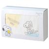 Nishikawa Snoopy PEANUTS Baby Cotton Made In Gift for Gift 85x115cm Blanket, Japan, Newborn, Boxed, Beige, 153160015300,