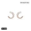 Matrix Rose Gold Hoop Earrings 5692264