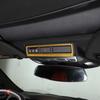 Yellow Carbon Fiber Warning Light Switch Frame Sticker For Corvette C8 -25