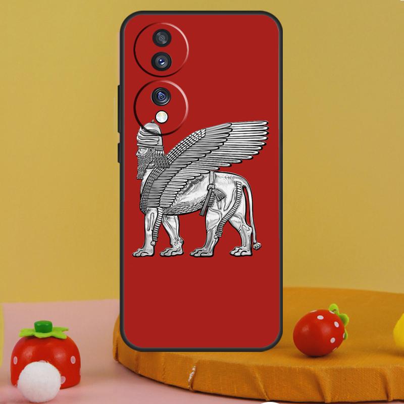 Крылатый Лев Ламассу Ассирийский Чехол Для Honor 200 Pro X9a X9c X8a X7a X6a X7 X8 X9 X8b X9b 50 70 90 Magic 5 6 Lite Чехол