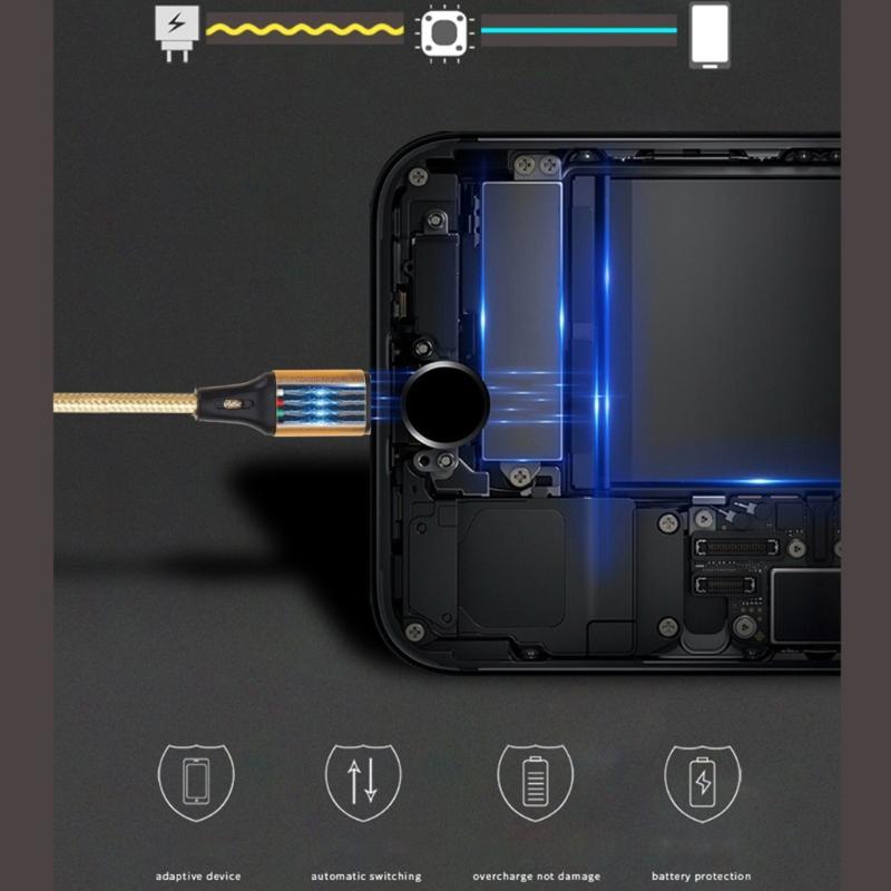 Кабель для множественной зарядки USB C Разветвитель 3 в 1 Быстрое зарядное устройство с 2 портами Type C и 1 портом MicroUSB Male для телефонов и планшетов