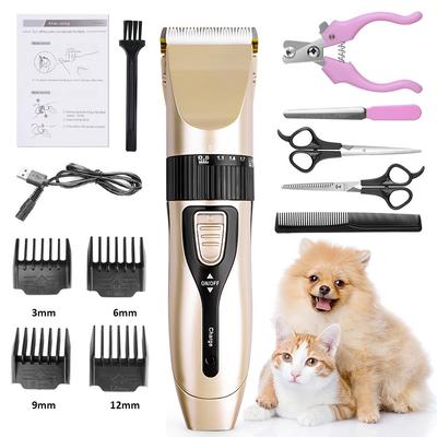 Бритва для собак, электрическая машинка для стрижки волос для домашних животных, бритье плюшевых кошек, собачья шерсть, профессиональная электрическая машинка для стрижки волос