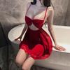 Новое европейское и американское нижнее белье, соблазн с открытой спиной, юбка без бретелей, сексуальный бант